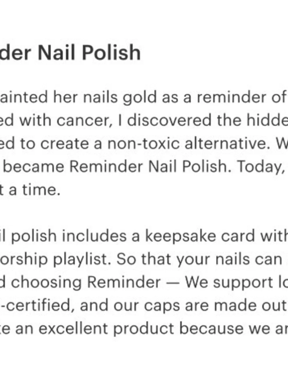 Reminder Nail Polish — Faith, Praise, Purpose (Brown, Red, Pink) NWT
